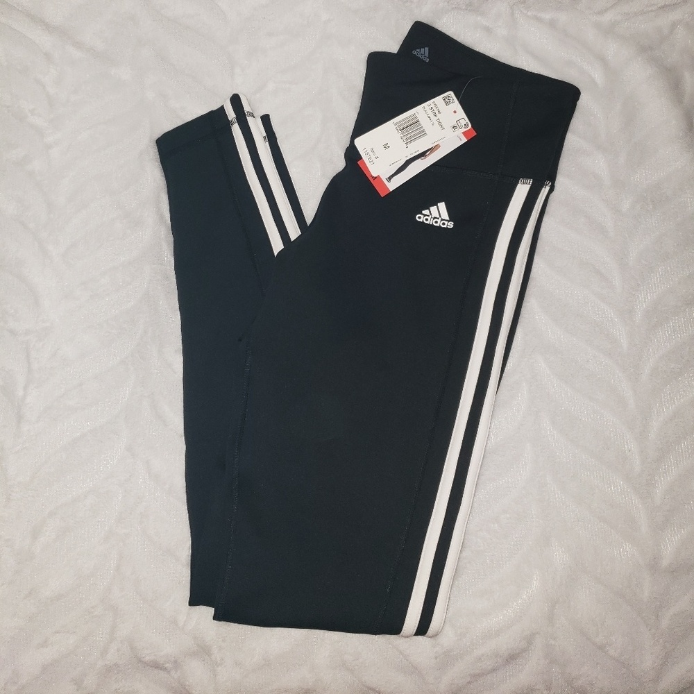 Adidas 3 stripe legging